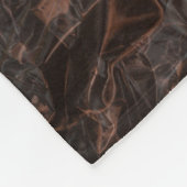 Couverture Polaire feuilles Brown séchés au sol (Coin)