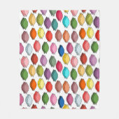 Couverture Polaire Feuilles colorés (Devant)