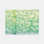 Couverture Polaire Feuilles dansants (Devant (Horizontal))
