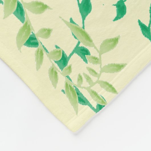 Couverture Polaire Feuilles dansants (Coin)