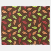COUVERTURE POLAIRE FEUILLES D'AUTOMNE (Devant (Horizontal))
