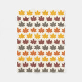 Couverture Polaire Feuilles d'automne (Devant)