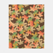 Couverture Polaire Feuilles d'automne (Devant)