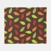 COUVERTURE POLAIRE FEUILLES D'AUTOMNE (Devant (Horizontal))