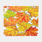 COUVERTURE POLAIRE FEUILLES D'AUTOMNE (Devant (Horizontal))