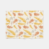 Couverture Polaire Feuilles d'automne (Devant (Horizontal))
