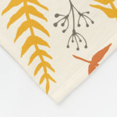 Couverture Polaire Feuilles d'automne (Coin)