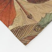 Couverture Polaire Feuilles d'automne (Coin)