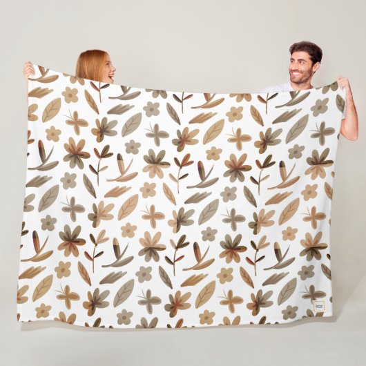 Couverture Polaire Feuilles d'automne automne automne hiver chaud Cos (En situation)