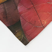 Couverture Polaire Feuilles d'automne confortables (Coin)