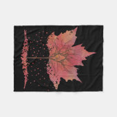 Couverture Polaire Feuilles d'automne Graphic Tee - automne populaire (Devant (Horizontal))