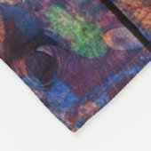 Couverture Polaire Feuilles d'automne rustiques et tournesols (Coin)