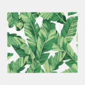 Couverture Polaire Feuilles de bananes (Devant (Horizontal))
