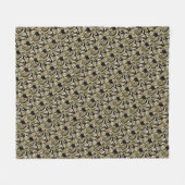 Couverture Polaire Feuilles De Bronze (Devant (Horizontal))