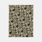 Couverture Polaire Feuilles De Bronze (Devant)