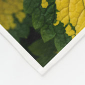 Couverture Polaire Feuilles de Coléus Jaune ADOM Plaid (Coin)