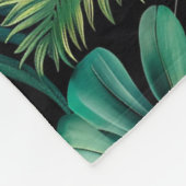 Couverture Polaire Feuilles de la forêt tropicale tropicale (Coin)