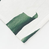 Couverture Polaire Feuilles de la jungle tropicale Arrière - plan flo (Coin)