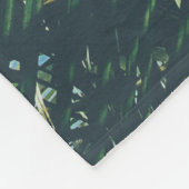 COUVERTURE POLAIRE FEUILLES DE PALMIERS TROPICAUX (Coin)