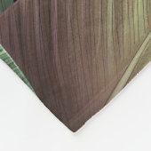 Couverture Polaire Feuilles de palmiers tropicaux, illustration 3D de (Coin)