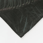 Couverture Polaire Feuilles de pins verts (Coin)