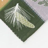 Couverture Polaire Feuilles d'été (Coin)