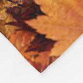 COUVERTURE POLAIRE FEUILLES D'OR D'AUTOMNE (Coin)