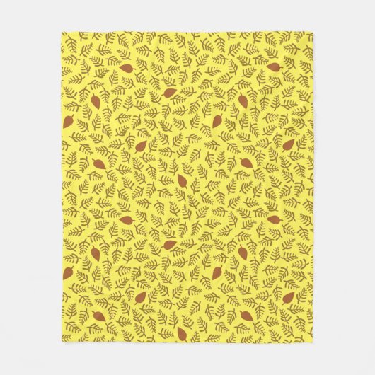 Couverture Polaire Feuilles & Foliage (Devant)