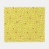 Couverture Polaire Feuilles & Foliage (Devant (Horizontal))
