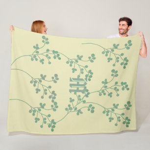 Couverture Polaire Feuilles Monogram Fleece Blanket