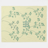Couverture Polaire Feuilles Monogram Fleece Blanket (Devant (Horizontal))