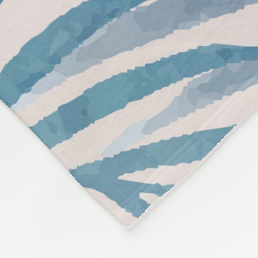 Couverture Polaire Feuilles Palm (Coin)