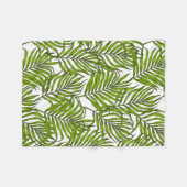 Couverture Polaire Feuilles Palm (Devant (Horizontal))
