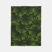 Couverture Polaire Feuilles Palm (Devant)