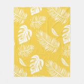 Couverture Polaire Feuilles tropicaux 16 (Devant)