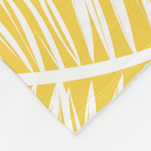 Couverture Polaire Feuilles tropicaux 16 (Coin)