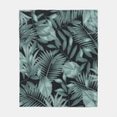 Couverture Polaire Feuilles tropicaux 4 (Devant)
