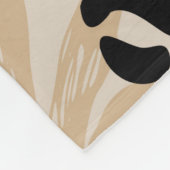 Couverture Polaire Feuilles tropicaux Abstraits et camoufle léopard g (Coin)