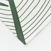 Couverture Polaire Feuilles tropicaux : Motif naturel sans couture. (Coin)