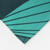 Couverture Polaire Feuilles tropicaux rayonnants (Coin)