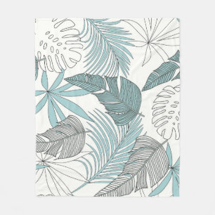 Couverture Polaire Feuilles tropicaux : une tendance transparente