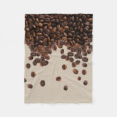 Couverture Polaire Fèves de café (Devant)