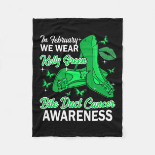 Couverture Polaire Février Nous Portons Kelly Vert Cancer des Voies B