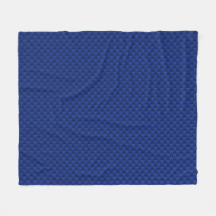 Couverture Polaire Fibre de carbone bleu comme déco d'impression