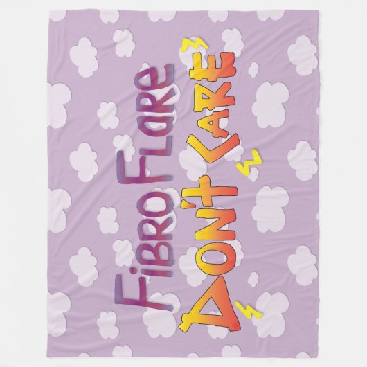 Couverture Polaire Fibro Flare s'en fiche (Devant)