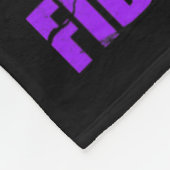 Couverture Polaire Fibromyalgie Combattre Fibro Fighter Christian Dis (Coin)