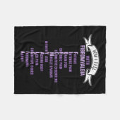 Couverture Polaire Fibromyalgie Spoonie Et Fibro Sensibilisation C'Es (Devant (Horizontal))