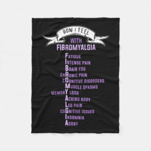 Couverture Polaire Fibromyalgie Spoonie Et Fibro Sensibilisation C'Es