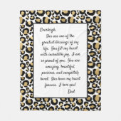 Couverture Polaire Fier de toi (Devant)