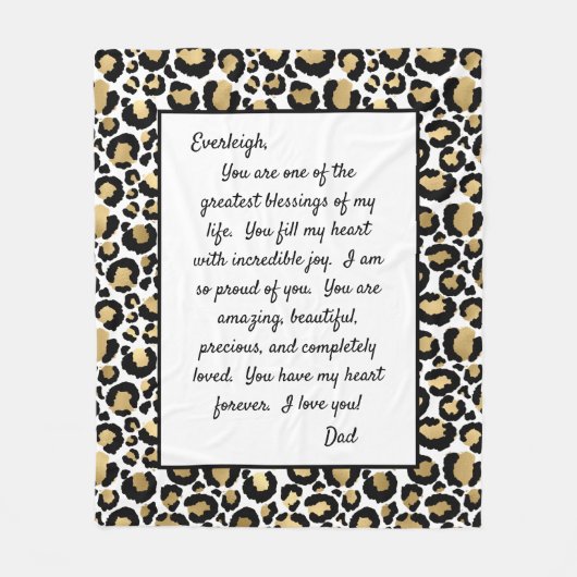 Couverture Polaire Fier de toi (Devant)